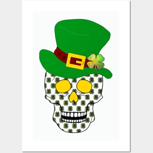 Irish Skull Posters and Art